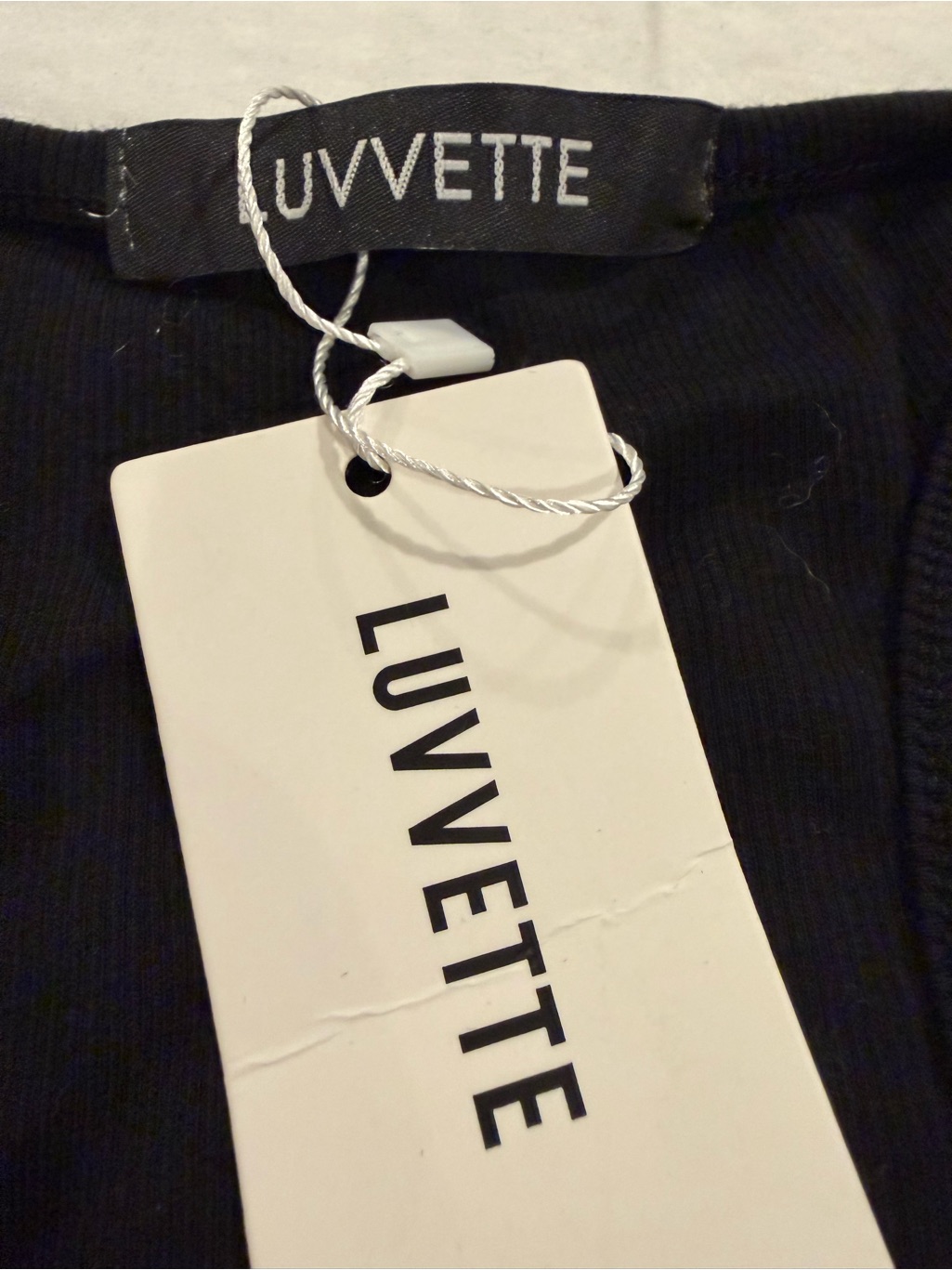 Black Racerback Tank Top — image 2 of 4